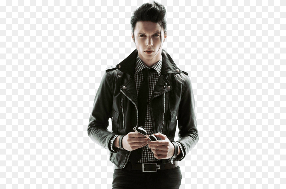 Andy Biersack Andy Biersack Cuerpo Completo, Jacket, Clothing, Coat, Accessories Free Transparent Png