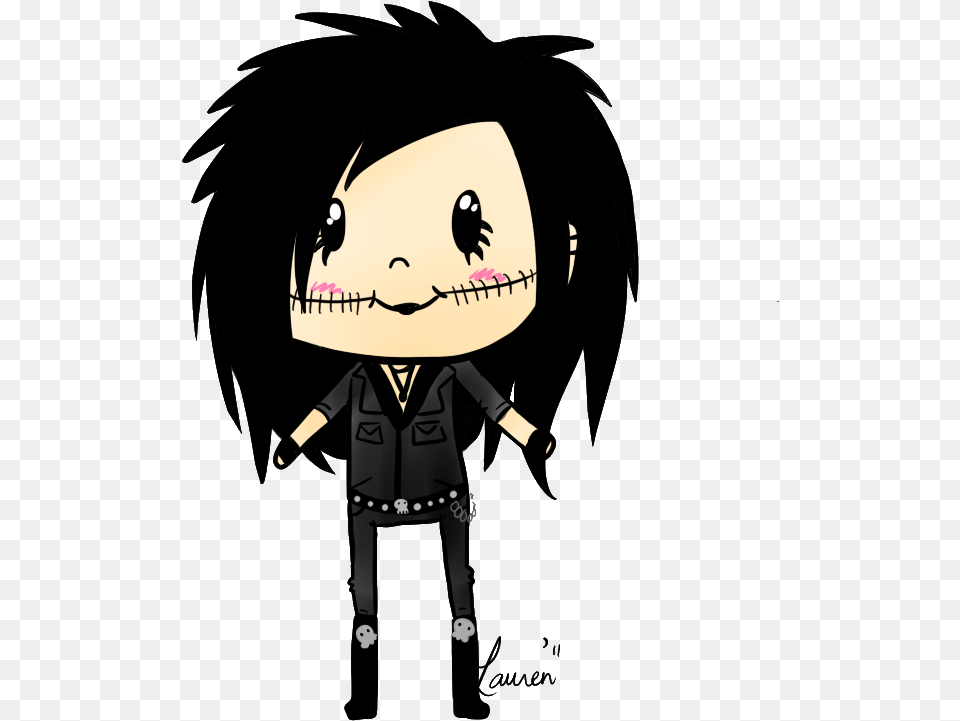 Andy Biersack Cartoon Cartoon, Book, Comics, Publication, Adult Free Transparent Png