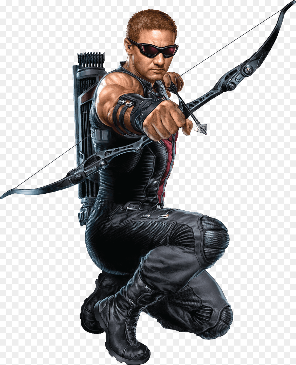 Andy Biersack Hawkeye Clipart, Archer, Archery, Bow, Person Free Png Download