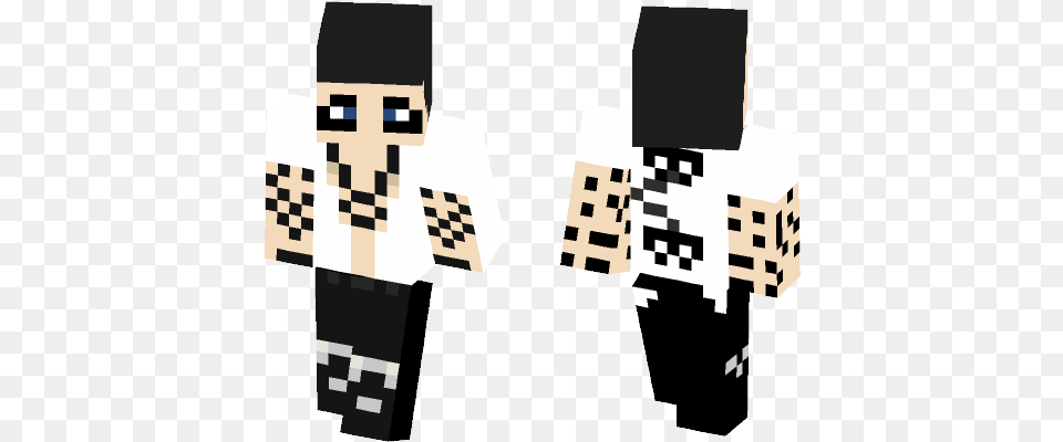 Andy Biersack Minecraft Skin Animation, Formal Wear, Qr Code Free Png Download