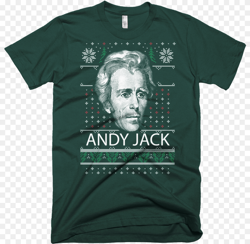 Andy Jack Ugly Christmas Sweater T Shirt Newton Shirt, Clothing, T-shirt, Person, Face Free Transparent Png
