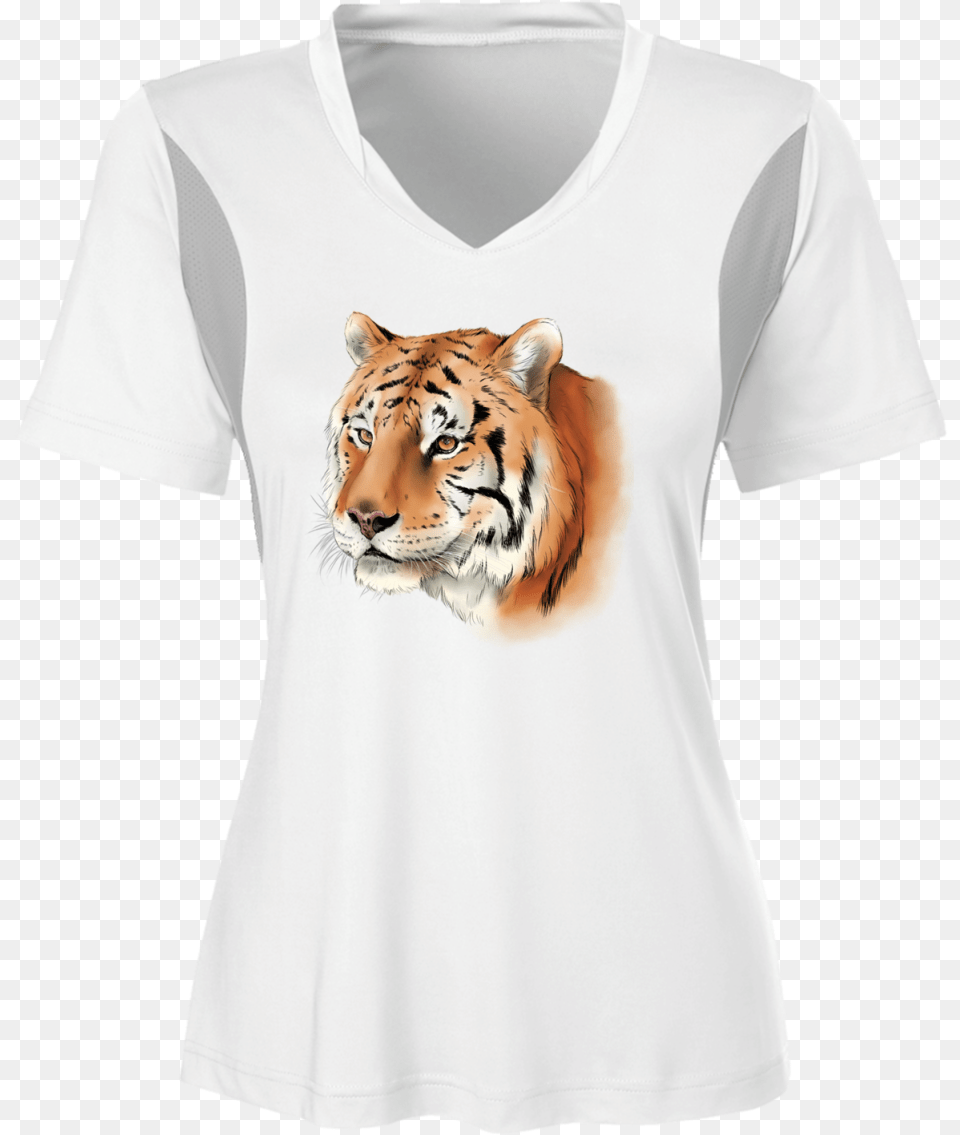 Andy Tiger Color Tt10w Team 365 Ladies39 All Sport Jersey Spin And Begin To Slide Please Dear God Protect My, Clothing, T-shirt, Animal, Mammal Png
