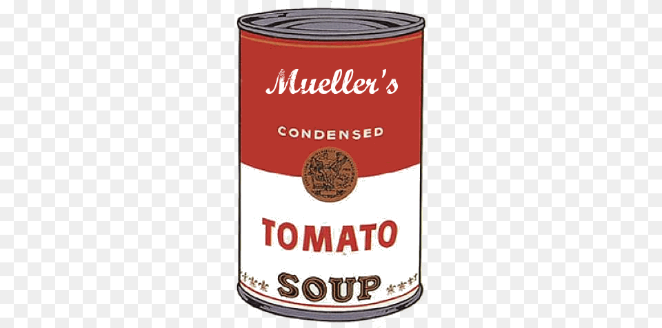 Andy Warhol Can, Tin, Aluminium, Canned Goods, Food Free Png