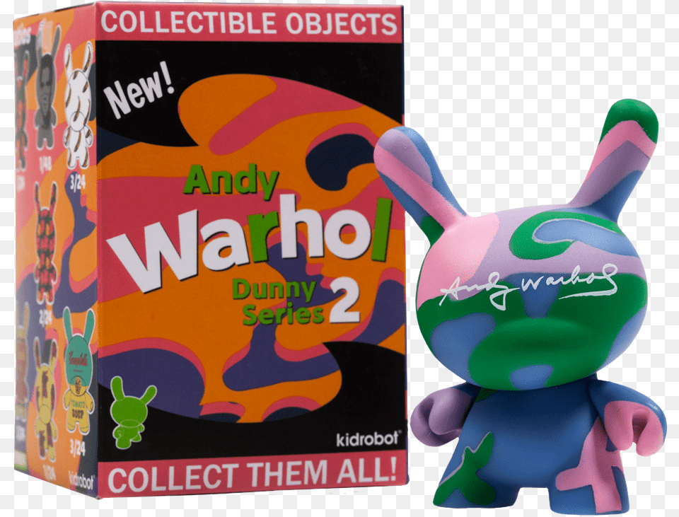 Andy Warhol Kidrobot Andy Warhol Dunny Series 2 Blind Box Vinyl, Toy, Person Free Png