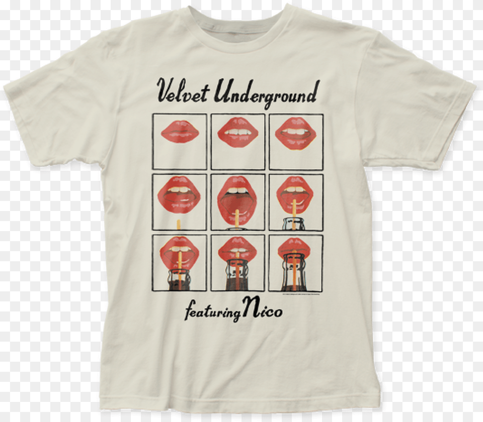 Andy Warhol S Velvet Underground Featuring Nico T Shirt Andy Warhol Underground Velvet, Clothing, T-shirt Png Image