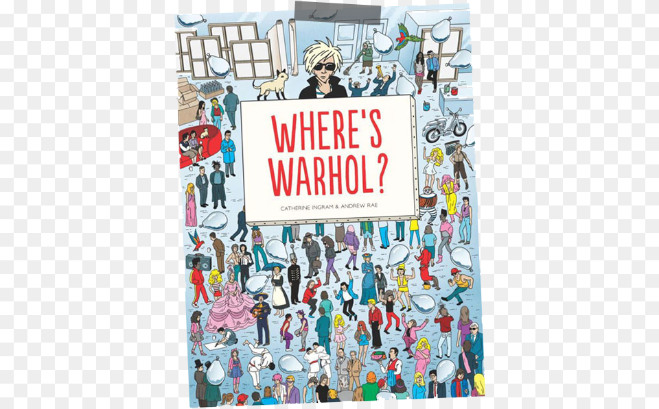 Andy Warhol Where39s Warhol Book, Publication, Comics, Adult, Person Png