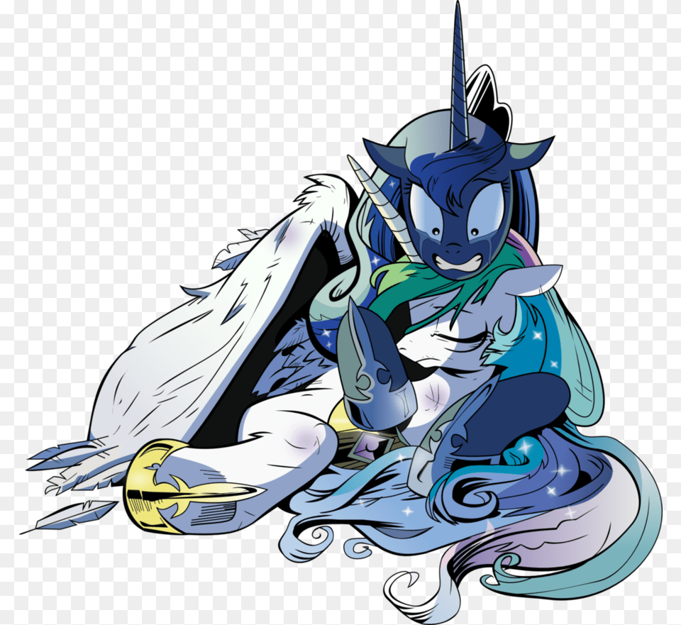 Andypriceart Crying Duo Ethereal Mane Female Hoof, Book, Comics, Person, Publication Free Png