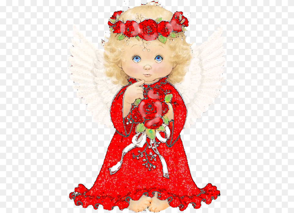 Ange Illustration De Ruth Morehead Que J39ai Retravaill Art By Ruth Morehead Christmas, Doll, Toy, Baby, Person Free Png