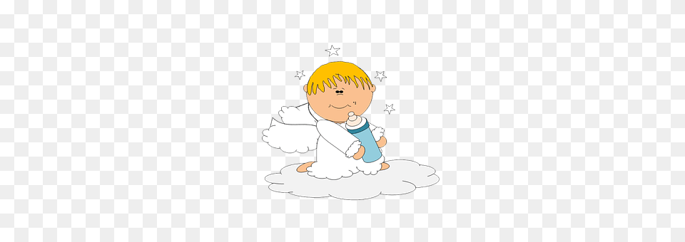 Angel Baby, Person, Kneeling, Face Png Image