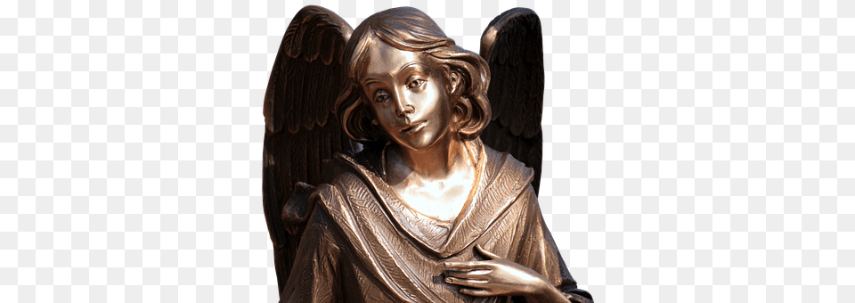 Angel Adult, Bronze, Female, Person Free Png Download