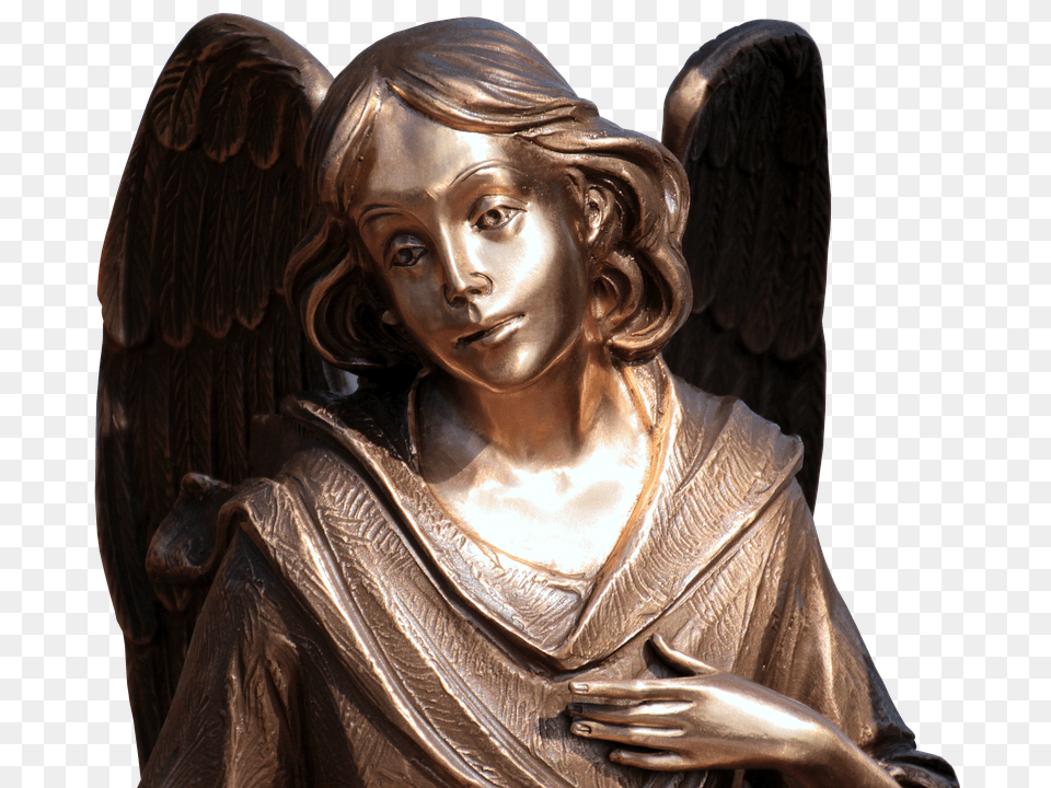 Angel Adult, Bronze, Female, Person Free Png