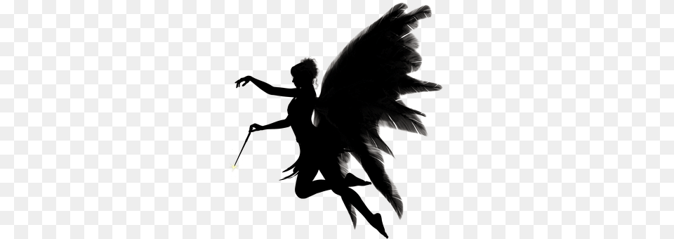 Angel Leisure Activities, Silhouette, Dancing, Person Png Image