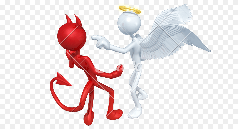 Angel And Devil Stickman, Baby, Person Free Png