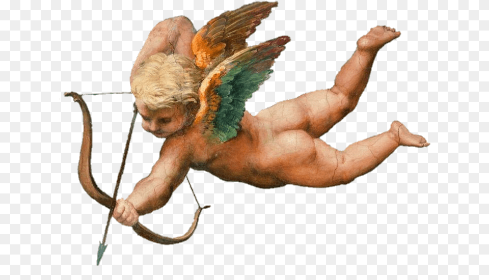 Angel Angelaesthetic Aesthetic Art Classic Classical Thn Tnh Yu Cupid, Adult, Male, Man, Person Free Transparent Png