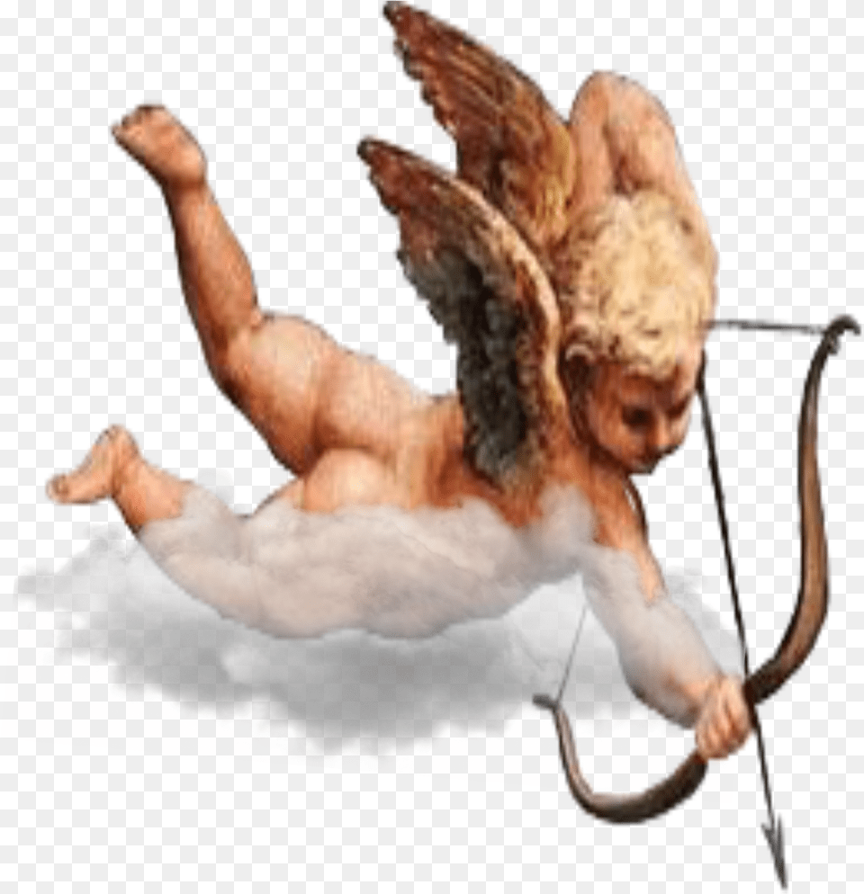Angel Angelaesthetic Aesthetic Cloud Cloudaesthetic Baby Angels With Clouds, Cupid, Animal, Dinosaur, Reptile Free Png