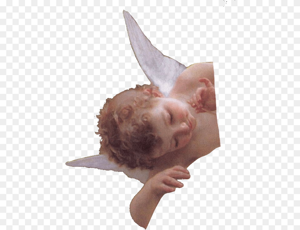 Angel Angelic Aesthetic Vintage Freetoedit Angels Aesthetic, Sleeping, Person, Baby, Face Free Transparent Png