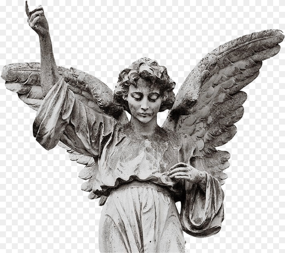 Angel Angelstatue Statue Lovely Statues With White Background, Adult, Wedding, Person, Female Free Png Download