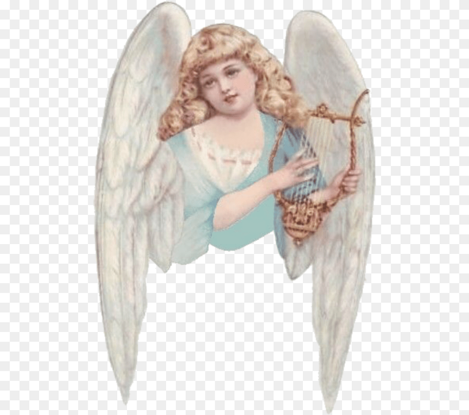 Angel Art Arte Painting Aesthetic Tumblr Angel Aesthetic, Adult, Female, Person, Woman Free Png Download