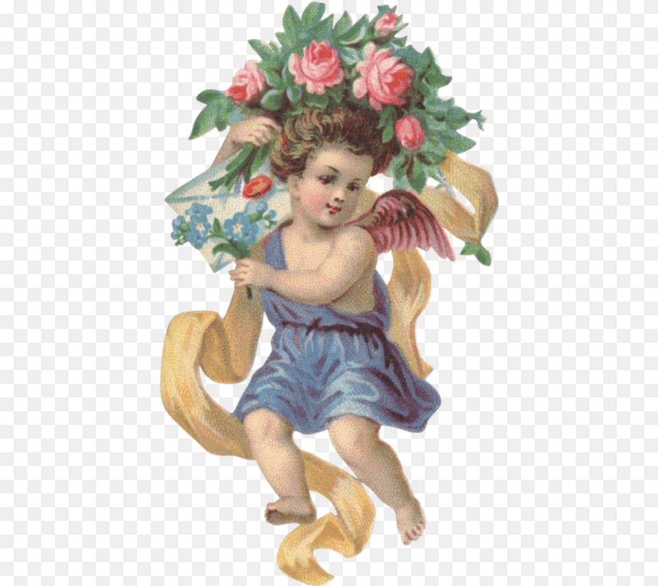 Angel Art Arte Painting Aesthetic Tumblr Cherub, Baby, Person, Head, Face Png