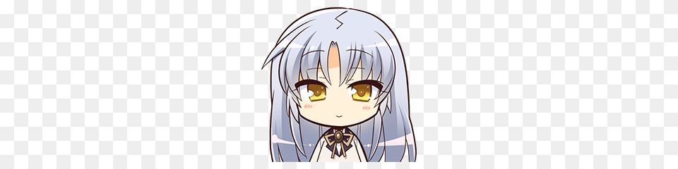 Angel Beats Line Stickers Line Store, Book, Comics, Publication, Manga Png Image