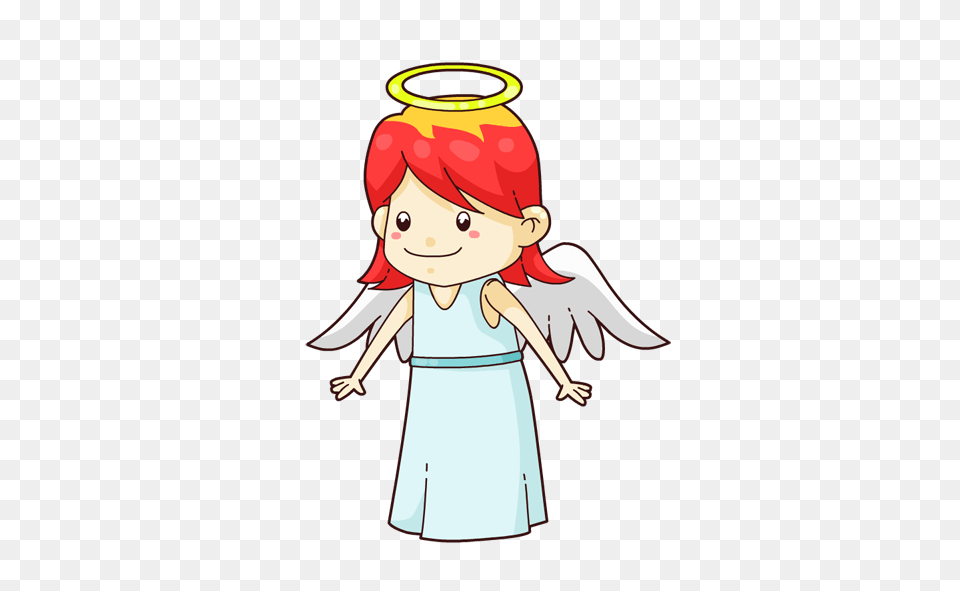 Angel Cartoon Clip Art, Person, Face, Head, Book Free Png