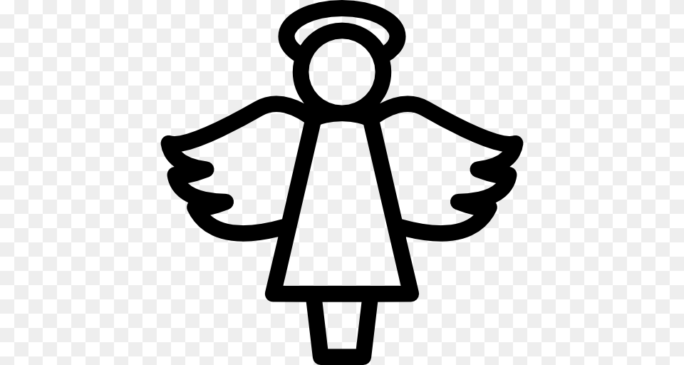 Angel Christmas Clip Art, Stencil, Cross, Symbol Png Image