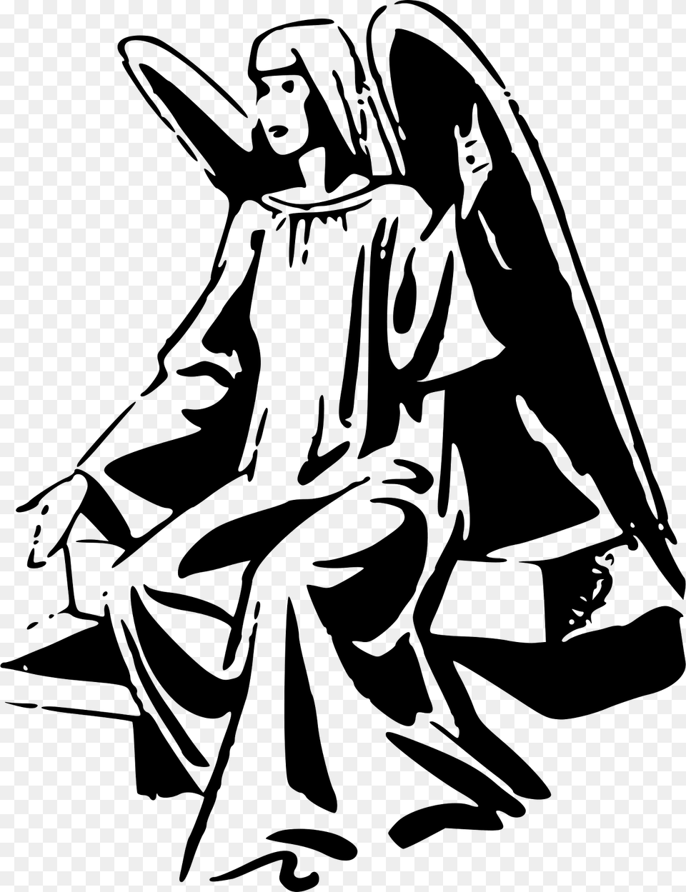 Angel Clipart, Fashion, Person, Cloak, Clothing Png