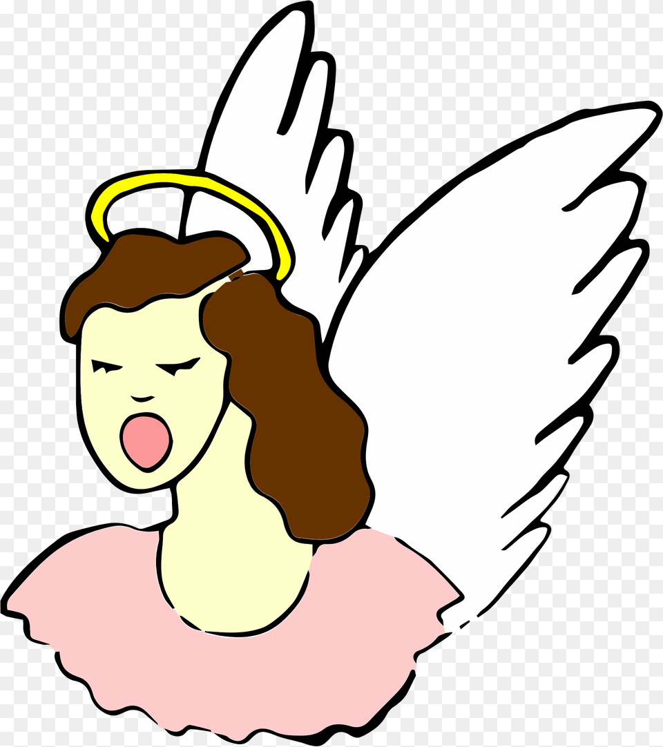 Angel Clipart, Face, Head, Person, Baby Png Image