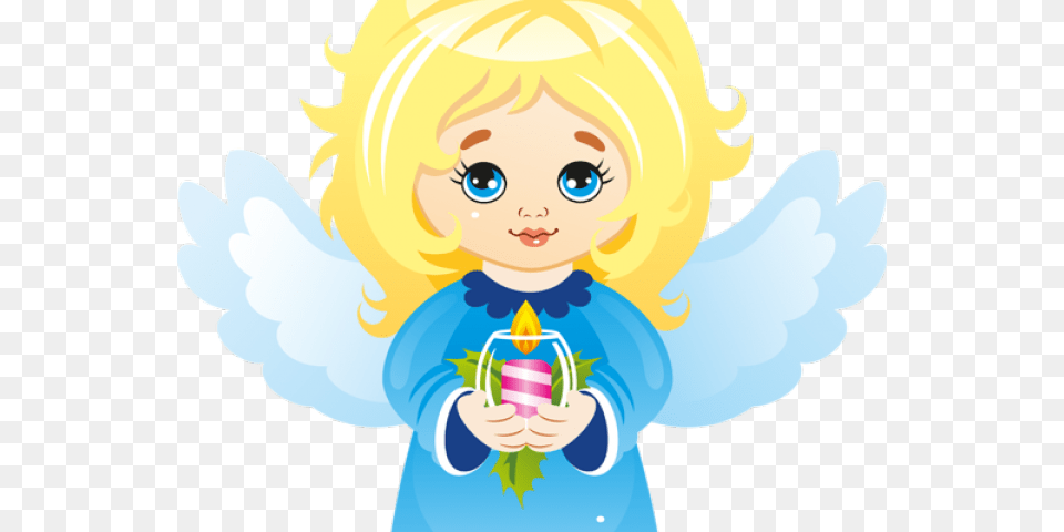 Angel Clipart Candle Clip Art Of Angel, Baby, Person, Face, Head Free Png Download