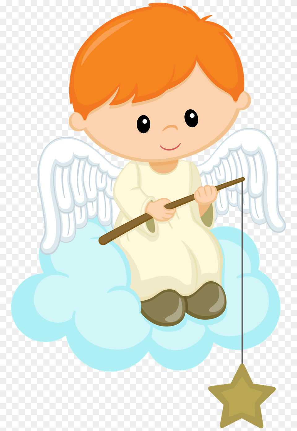Angel Clipart Children, Baby, Person, Face, Head Free Png Download