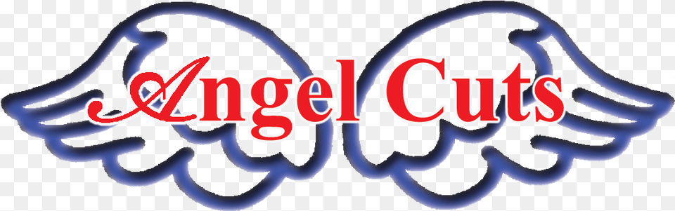 Angel Cuts Kids Hair Salon Calligraphy, Logo, Text, Animal, Fish Png Image