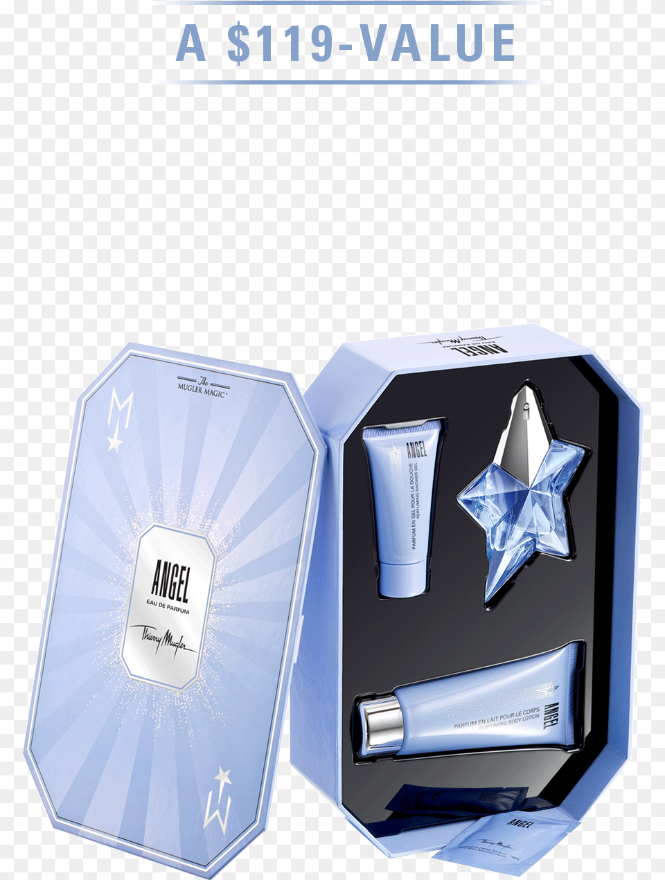 Angel Diva Gift Set Box, Bottle, Symbol Free Png Download