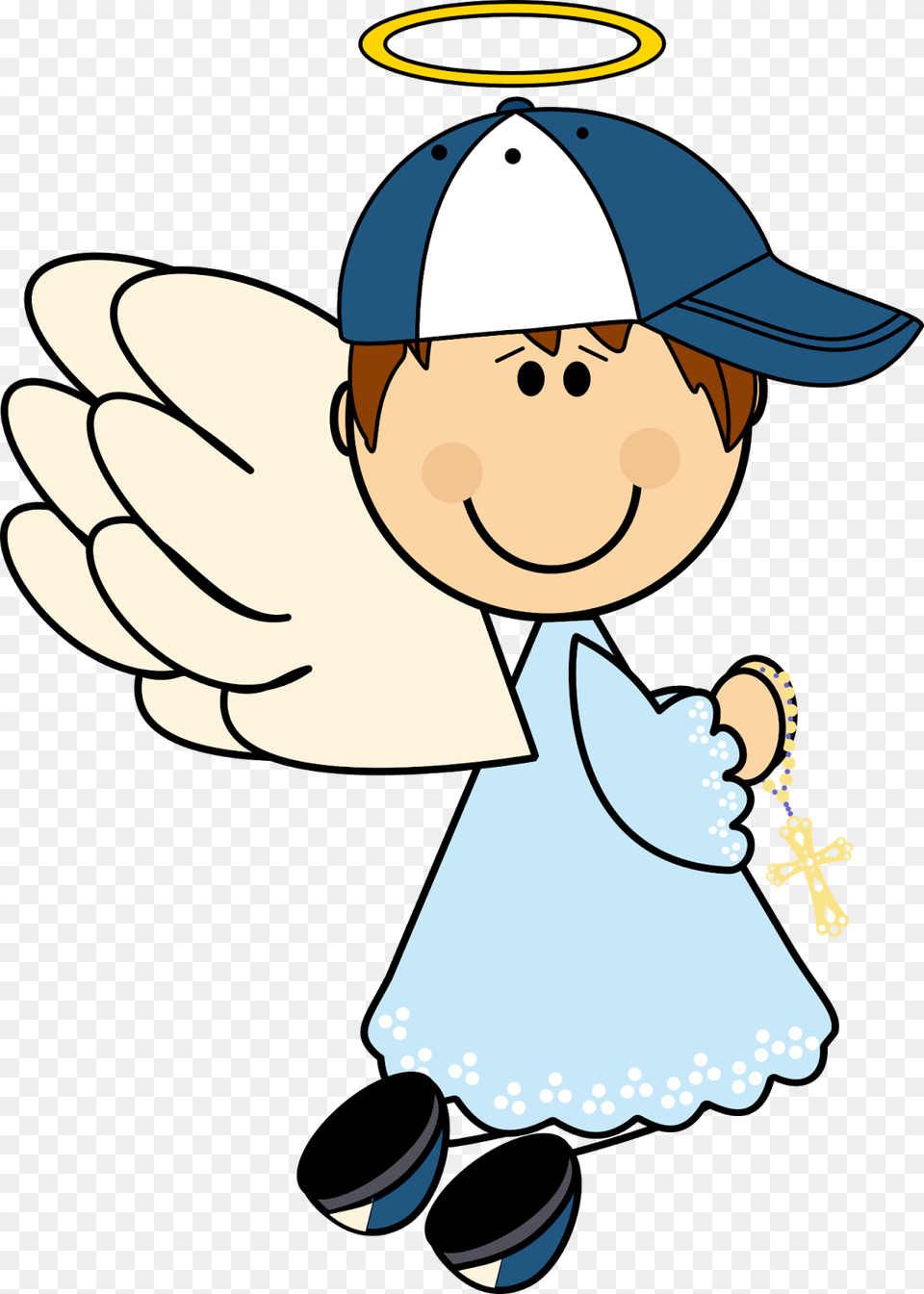 Angel Drawing First Communion Gabriel Clip Art, Clothing, Hat, Baby, Person Free Png Download
