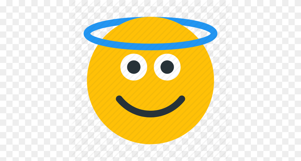 Angel Emoji Emoticon Emotion Face Holy Smiley Icon Free Transparent Png