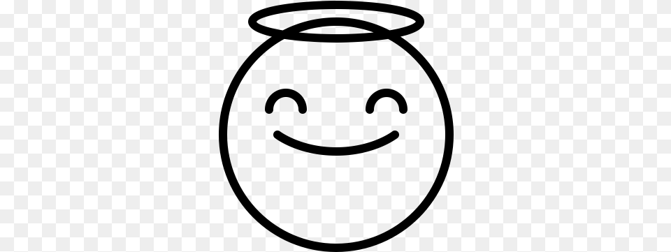 Angel Emoji Rubber Stampclass Lazyload Lazyload Angel Emoji Black And White, Gray Free Transparent Png