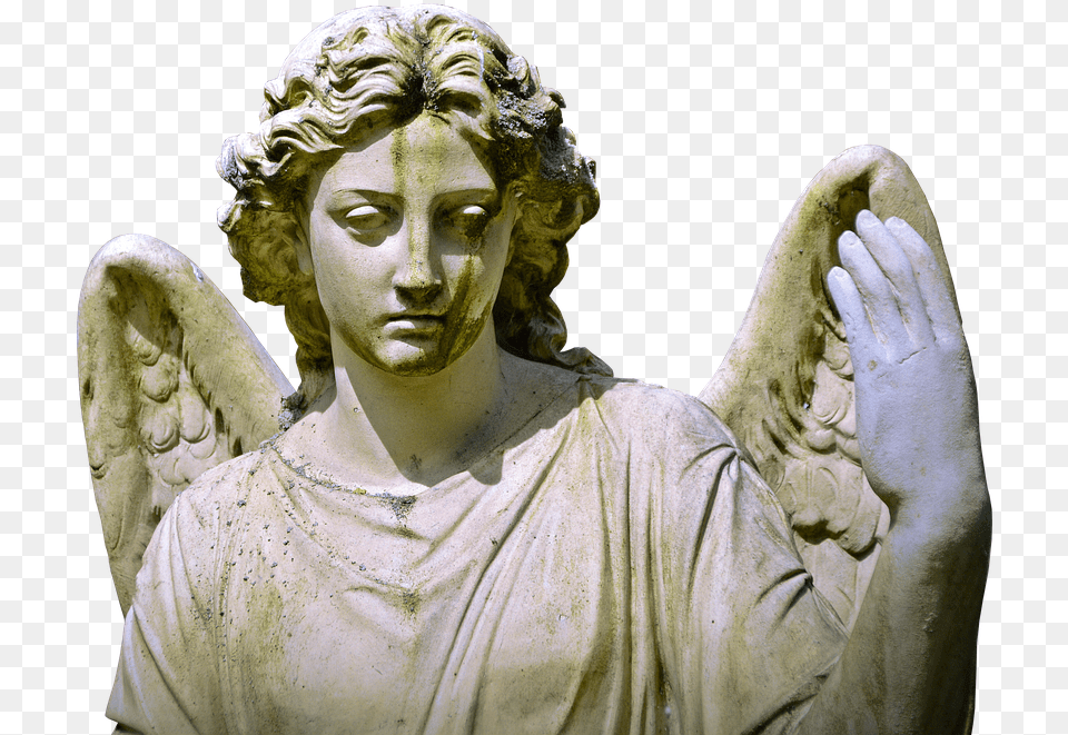 Angel Figure Mourning Hope Sculpture Statue Face Angel Statue Face, Person, Head, Art, Archaeology Png