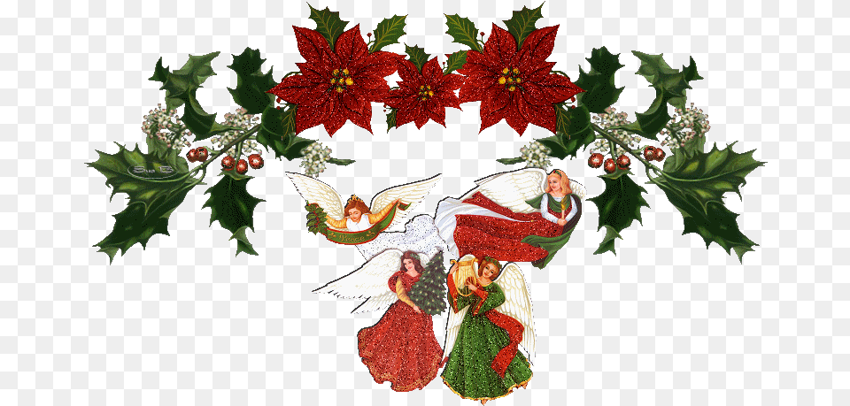 Angel Gifs Gif Abyss In 2020 Animated Christmas Christmas Heart Clipart, Leaf, Plant, Wedding, Person Free Png Download