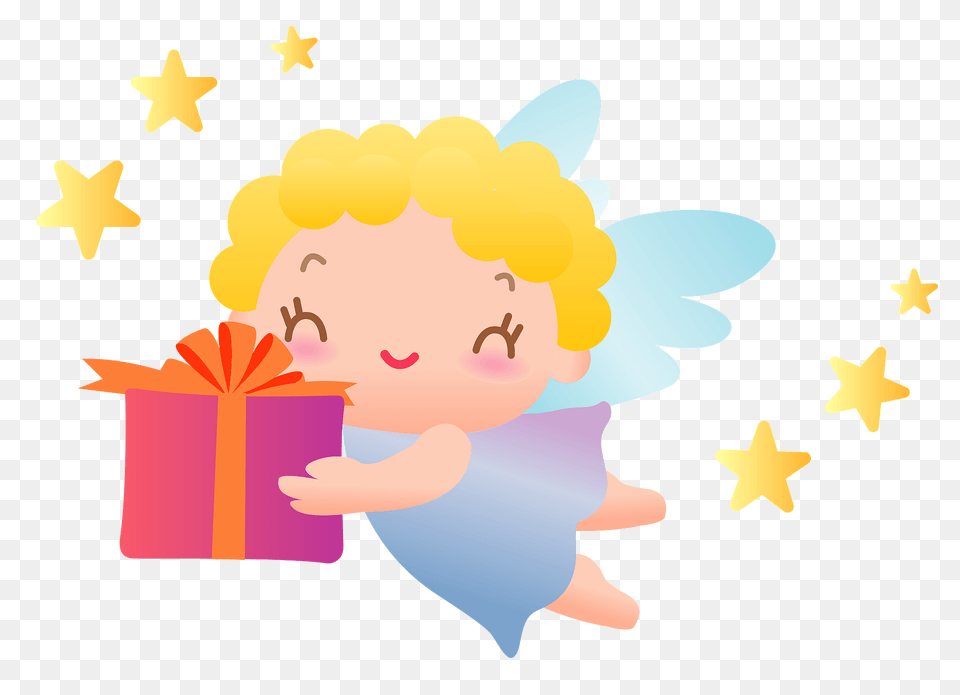 Angel Gift Clipart, Baby, Person, Face, Head Free Png