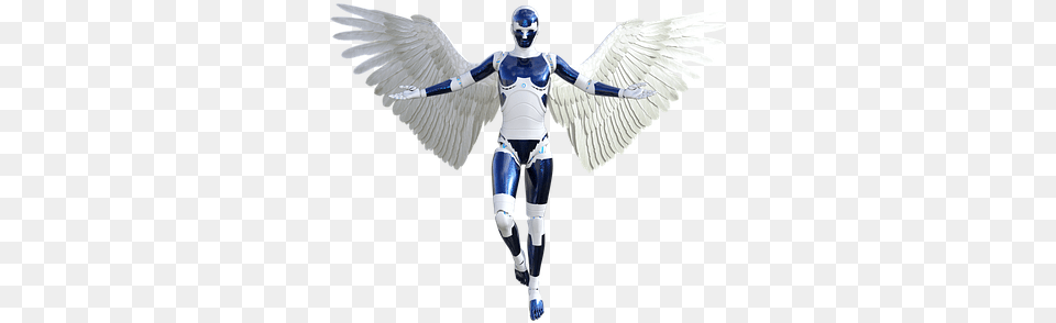 Angel God Heaven Angelic Spiritual Belief Robot Angel, Adult, Female, Person, Woman Free Transparent Png