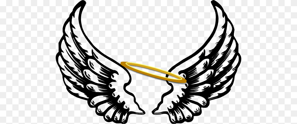 Angel Halo Gfhsdfgh Dsgfdsfgdfg Clip Art At Clipart Angel Wings Drawing Simple, Accessories, Jewelry, Ring, Smoke Pipe Png Image