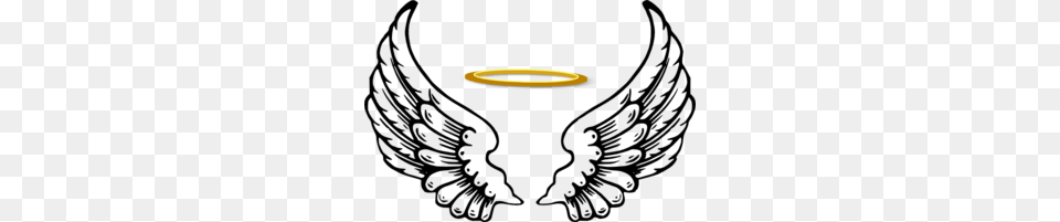 Angel Halo With Wings Clip Art, Accessories, Jewelry, Ring Png