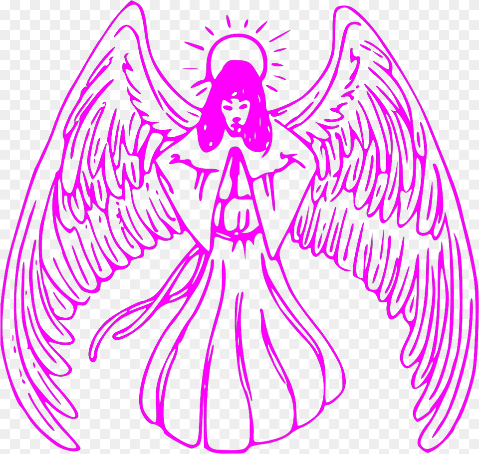 Angel Icon Cliparts Clip Art, Purple, Adult, Female, Person Free Png Download
