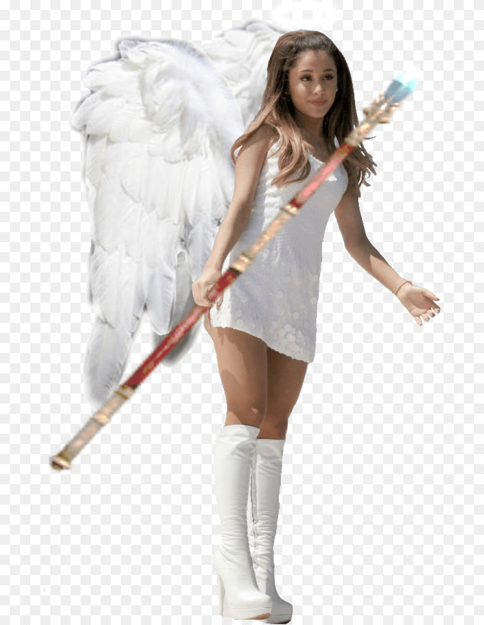 Angel Image Ariana Grande Angel, Adult, Person, Woman, Female Free Png Download