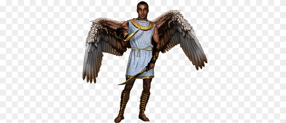 Angel Jr Angel Warrior, Adult, Male, Man, Person Png Image