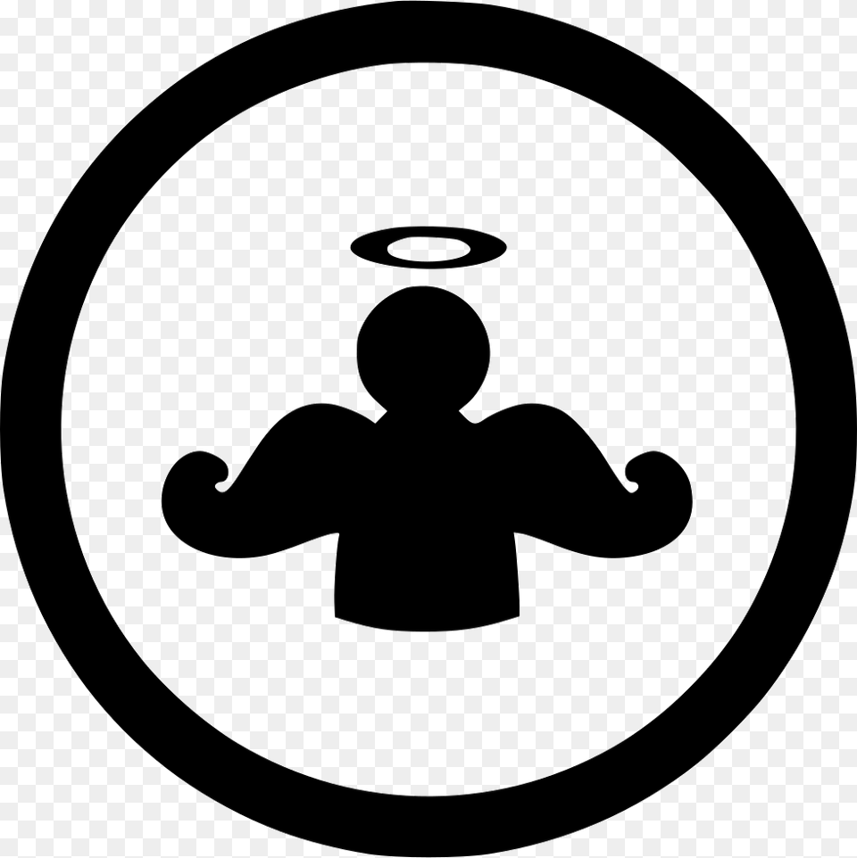 Angel Man Saint Person Man Bible Icon, Sign, Symbol, Ammunition, Grenade Free Png Download