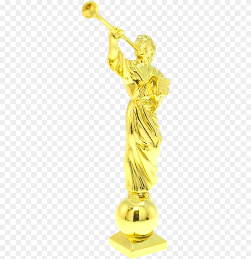 Angel Moroni Figurine, Person, Trophy Free Png Download