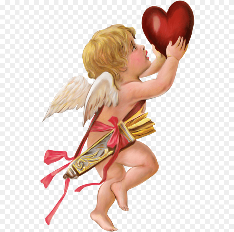 Angel Na Prozrachnom Fone, Baby, Person, Cupid, Face Free Png