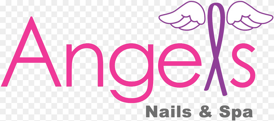 Angel Nail Amp Spa Logo, Purple Png