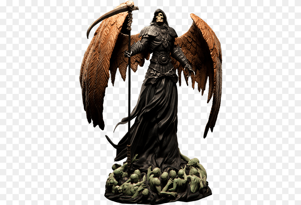 Angel Of Death Statue Angel Of Death Figurine, Adult, Bride, Female, Person Free Png