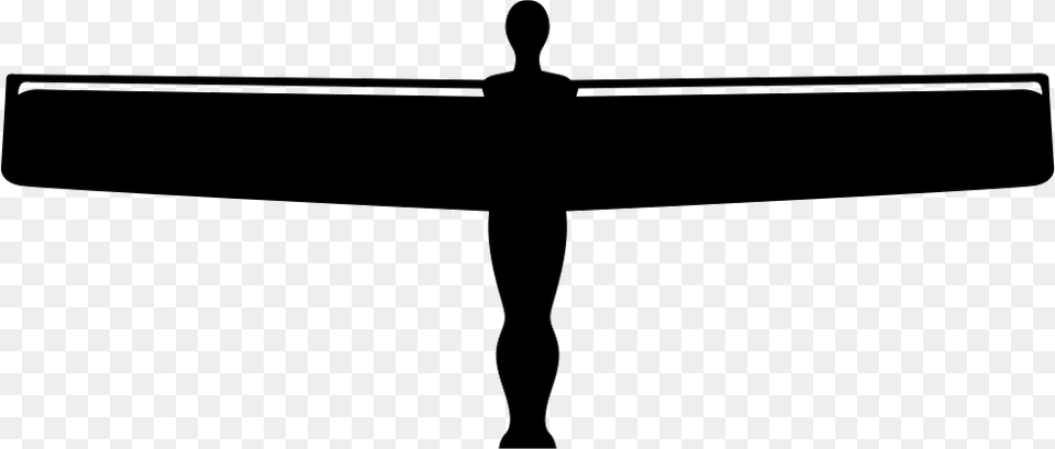 Angel Of The North Gateshead Vector Angel Of The North Silhouette, Adult, Person, Man, Male Free Png